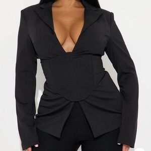 Get Down To Business Corseted Blazer -
Size Large